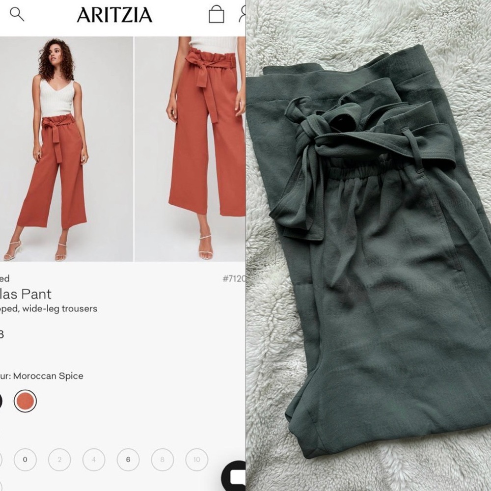 Wilfred Gelas Pants | Sage Green